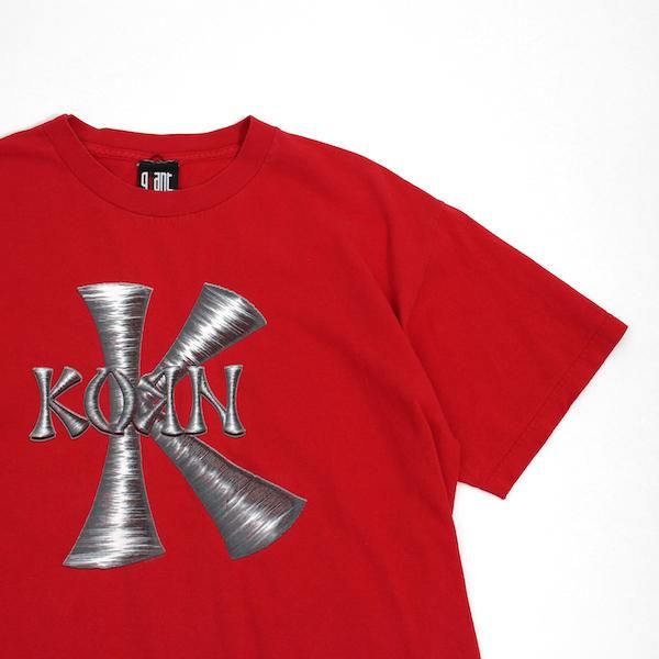 人気商品超目玉 目玉商品 【激レア】90s korn バンドTシャツ giant