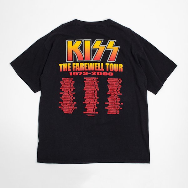 2000年 KISS ツアーTシャツ ロックT キッス ブラック - レディース ...