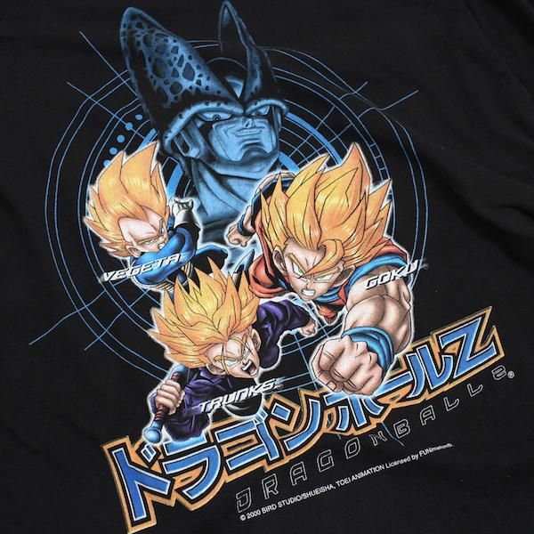 00's ドラゴンボールZ ロングTシャツ セル編 ブラック [DRAGON BALL Z ...