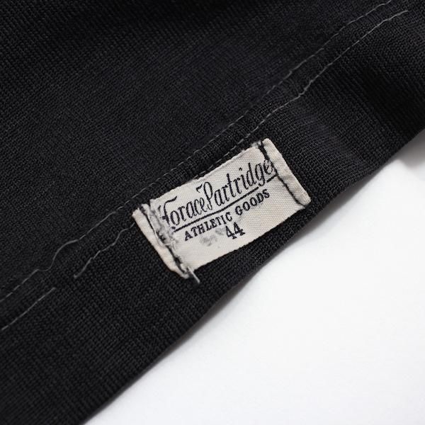 50's ヴィンテージ フットボールTシャツ ブラック レーヨン