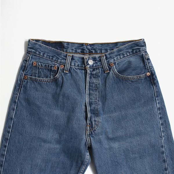レディース] 90's USA製 リーバイス 501 デニムパンツ 切りっぱなし 