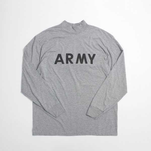 90's~00's USアーミー ハイネックロングTシャツ グレー ロンT [U.S.ARMY] - レディース 渋谷古着屋 通販