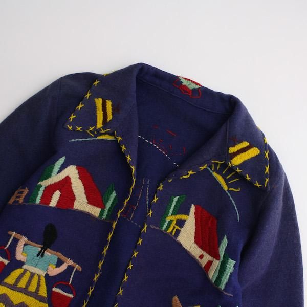 レディース] ヴィンテージ メキシカンジャケット 刺繍 - レディース 