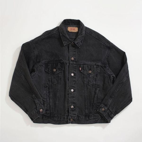 幻XL！USA製70507！】Levis リーバイス デニムジャケット 黒-