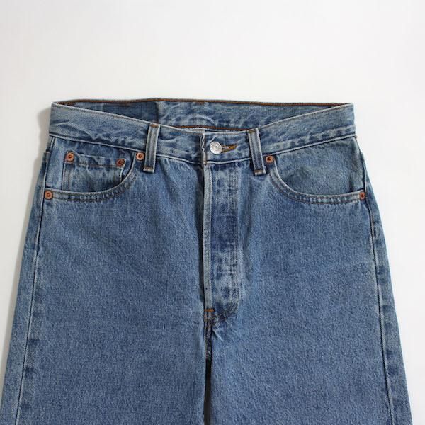 レディース] 90's USA製 リーバイス 501 デニムパンツ 切りっ