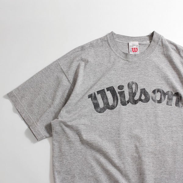 90's USA製 ウィルソン ロゴTシャツ 杢グレー [Wilson] - レディース 渋谷古着屋 通販 mericca Webストア