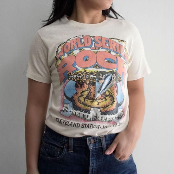 VINTAGE & ANTIQUE] レディース 80's ヴィンテージ バンドT