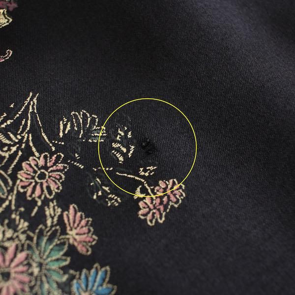 レディース] 90's USA製 チャイナ花柄刺繍スカート ロング