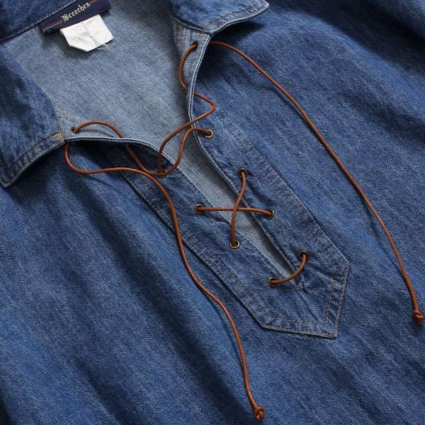 スキッパーデニムワンピース - Vin - Vin｜YAMADAYA STORE