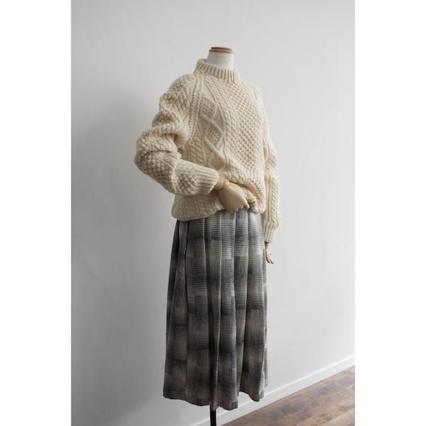 レディース] 70's~ アイルランド製 ヴィンテージ ケーブルニット