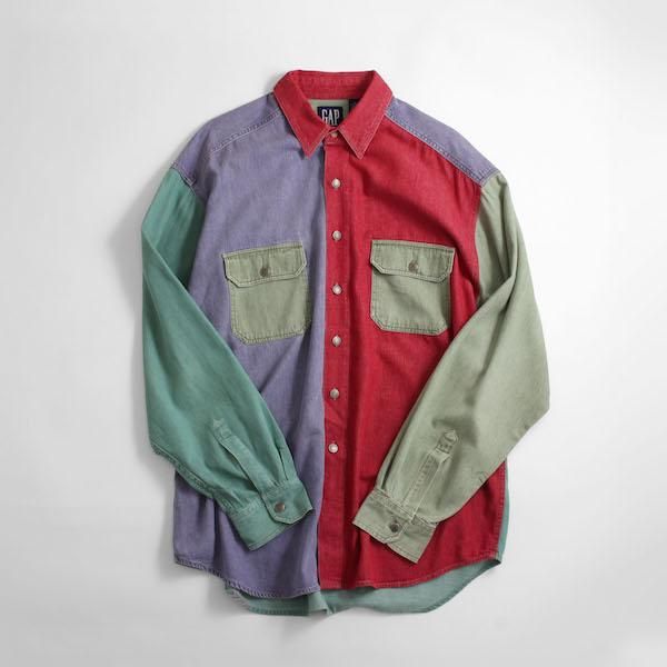 メンズ 90 S オールドgap クレイジーパンターンデニムシャツ オールドギャップ レディース 渋谷古着屋 通販 Mericca Webストア メンズ 90 S オールドgap クレイジーパンターンデニムシャツ オールドギャップ レディース 渋谷古着屋 通販 Mericca Webストア