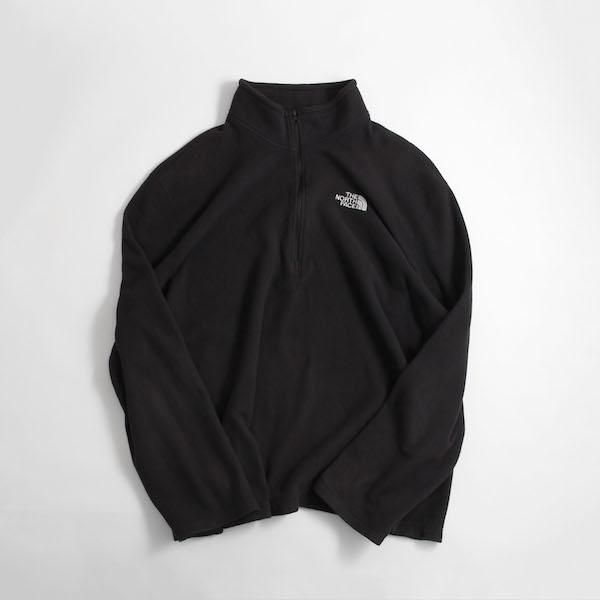 メンズ] ザノースフェイス ハーフジップフリーストップ ブラック [THE