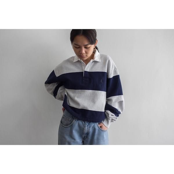 レディース] ショート丈リメイド ラガーシャツ ラルフローレン