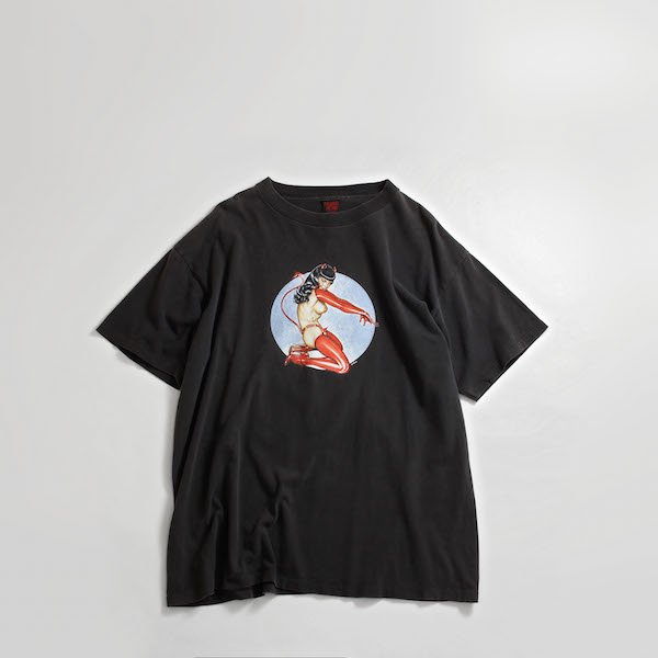 メンズ] 90's オリビア・デ・ベラルディニス ピンナップガール Tシャツ OLIVIA [FASHON VICTIM] - レディース 渋谷古着屋  通販 mericca Webストア