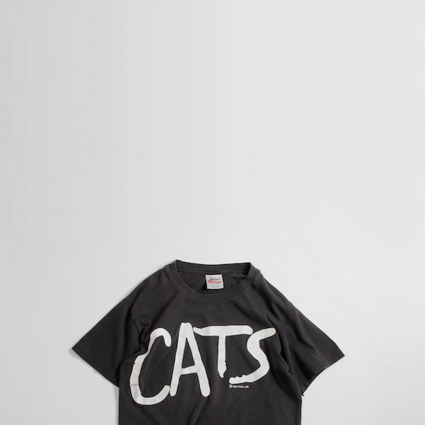 レディース] 80's ヴィンテージ CAT'S ミュージカル Tシャツ 