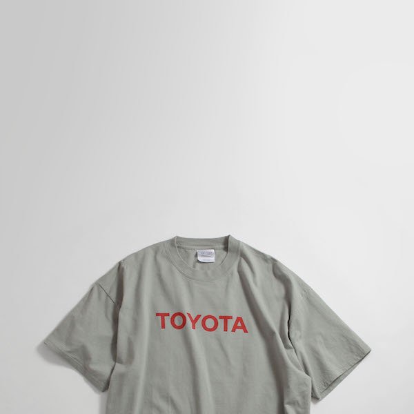 メンズ] ユーズド TOYOTA ロゴTシャツ モスグリーン [トヨタ