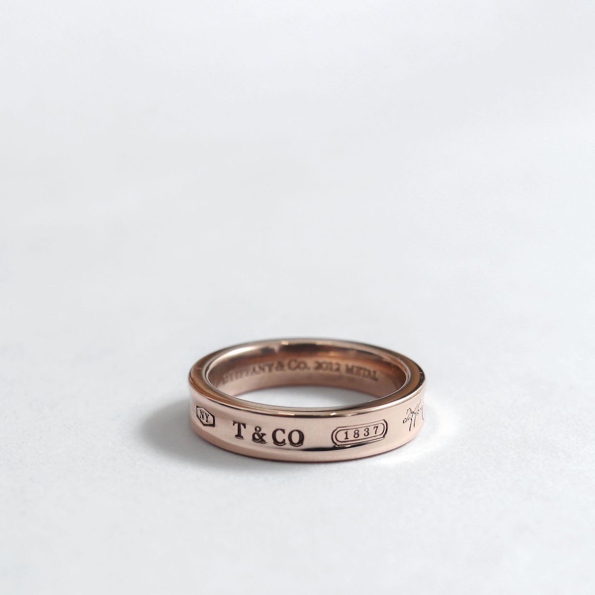 TIFFANY&Co. 1837ナロー  リング・指輪 ルベドメタル レディース