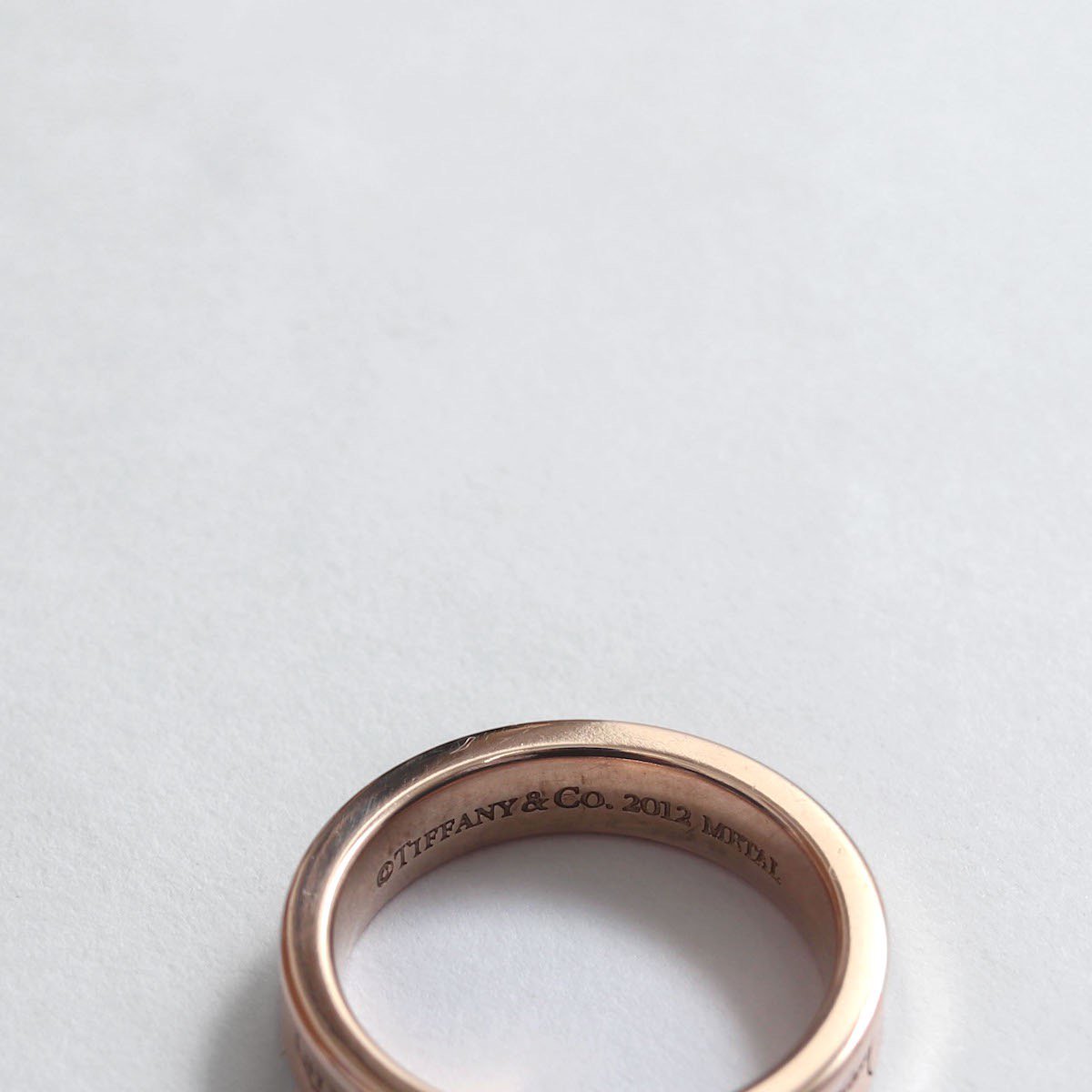 TIFFANY&Co. 1837ナロー  リング・指輪 ルベドメタル レディース