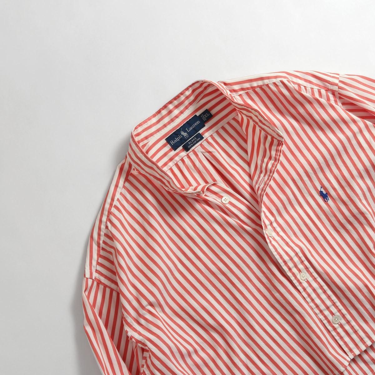 レディース] ショート丈&バンドカラーカスタムシャツ ラルフ