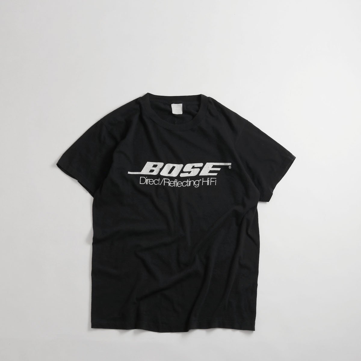 レディース] 1980's ヴィンテージ BOSE ロゴTシャツ ブラック