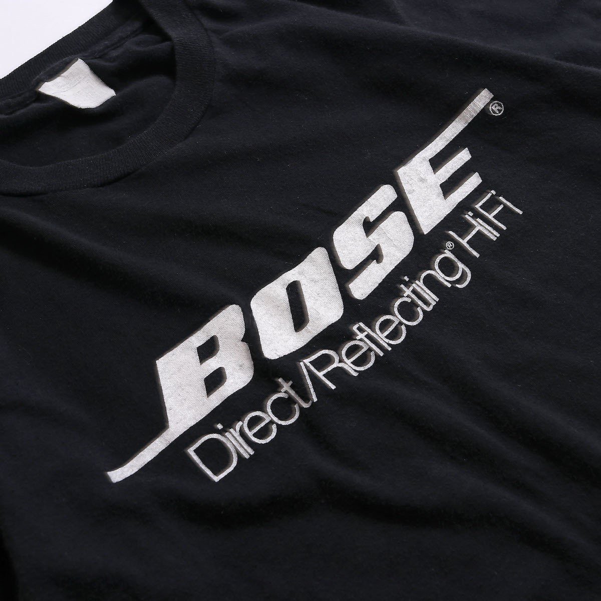 レディース] 1980's ヴィンテージ BOSE ロゴTシャツ ブラック