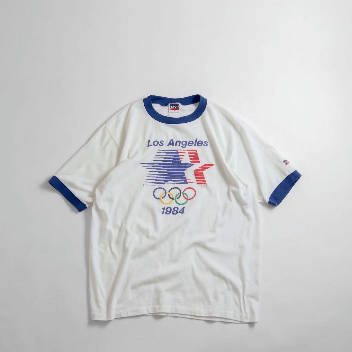 USA製 80s Levi's USA オリンピック リンガーTシャツ