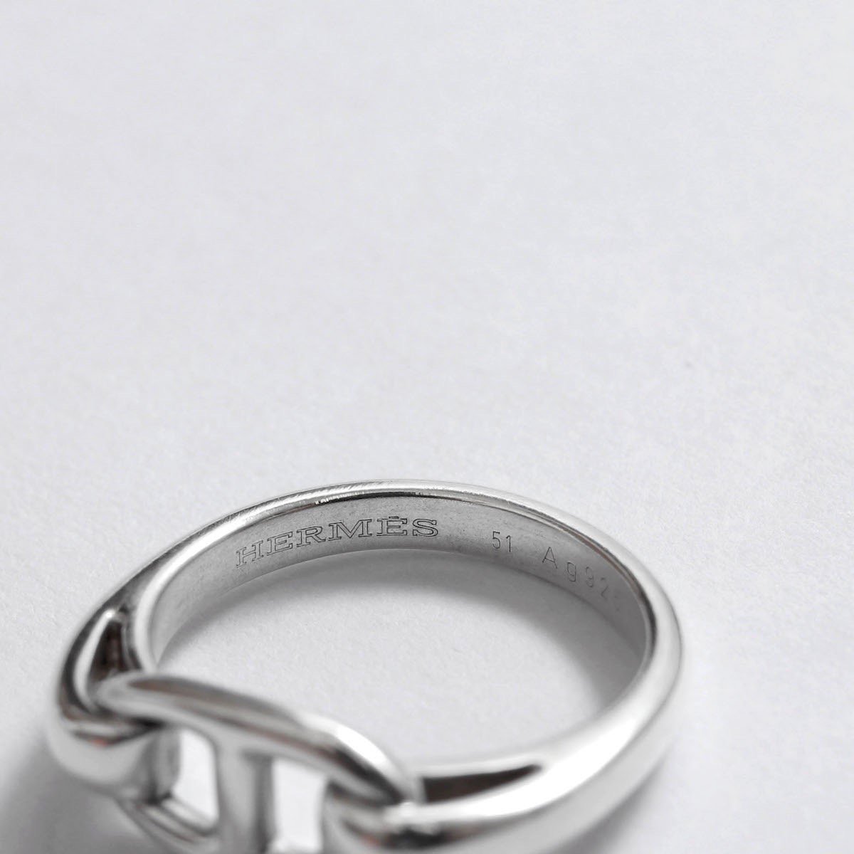 安値 新品仕上げ済み エルメス Au750 ケリーリング 指輪 ダイヤ ピンクゴールド 表記サイズ56 約16号 総重量約5.8g