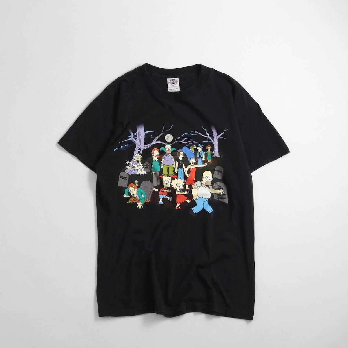 レディース] シンプソンズ プリントTシャツ ゾンビ ブラック