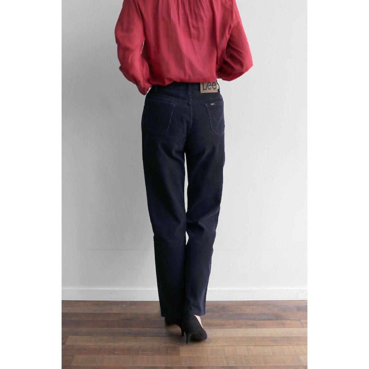 レディース 1970s Usa製 ヴィンテージ Lee コーデュロイパンツ ネイビー W25 レディース 1970s Usa製 ヴィンテージ Lee コーデュロイパンツ ネイビー W25