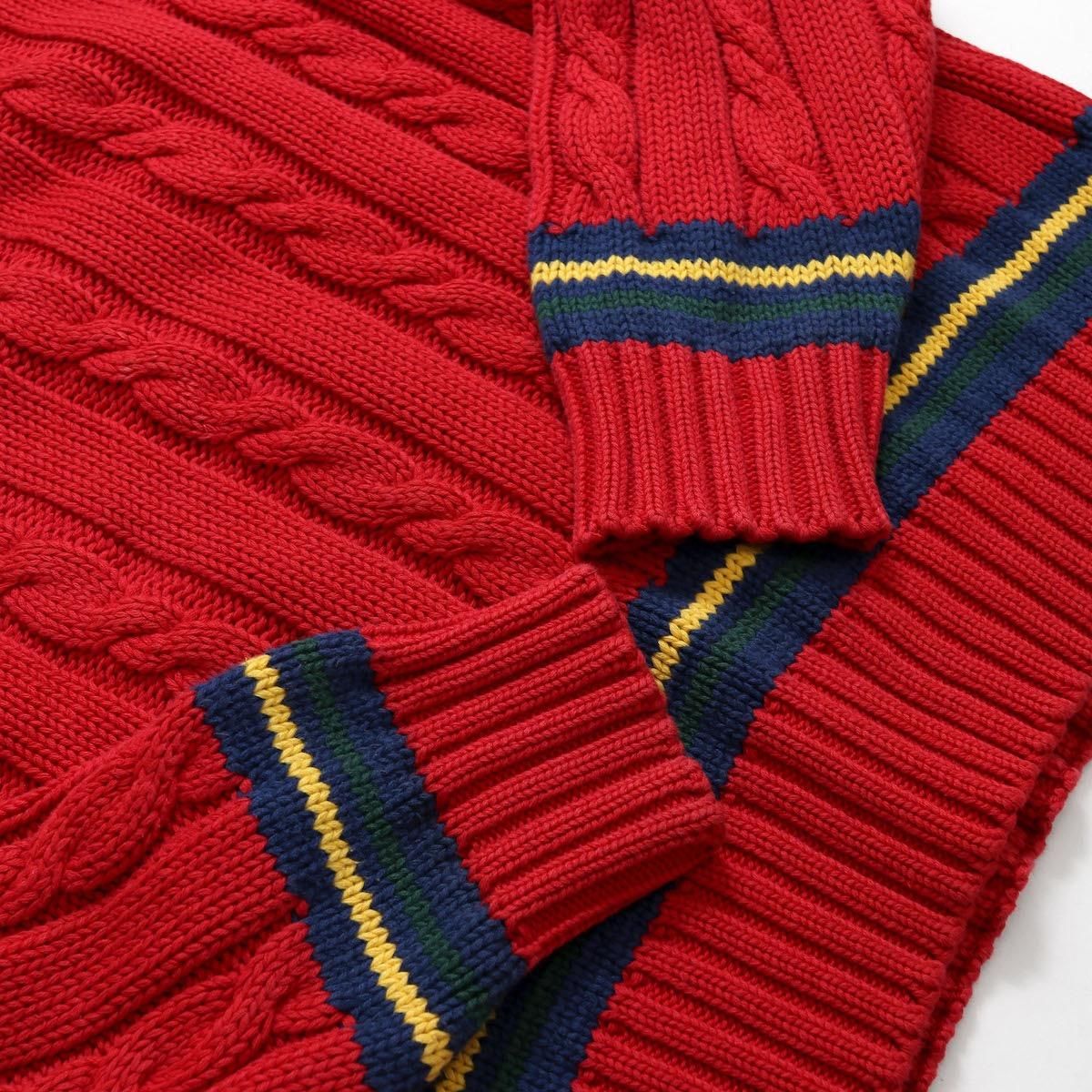 90’s OLD GAP オールドギャップ チルデンニット コットン S レッド 楽天市場】90s OLD GAP コットン チルデン ニット セーター