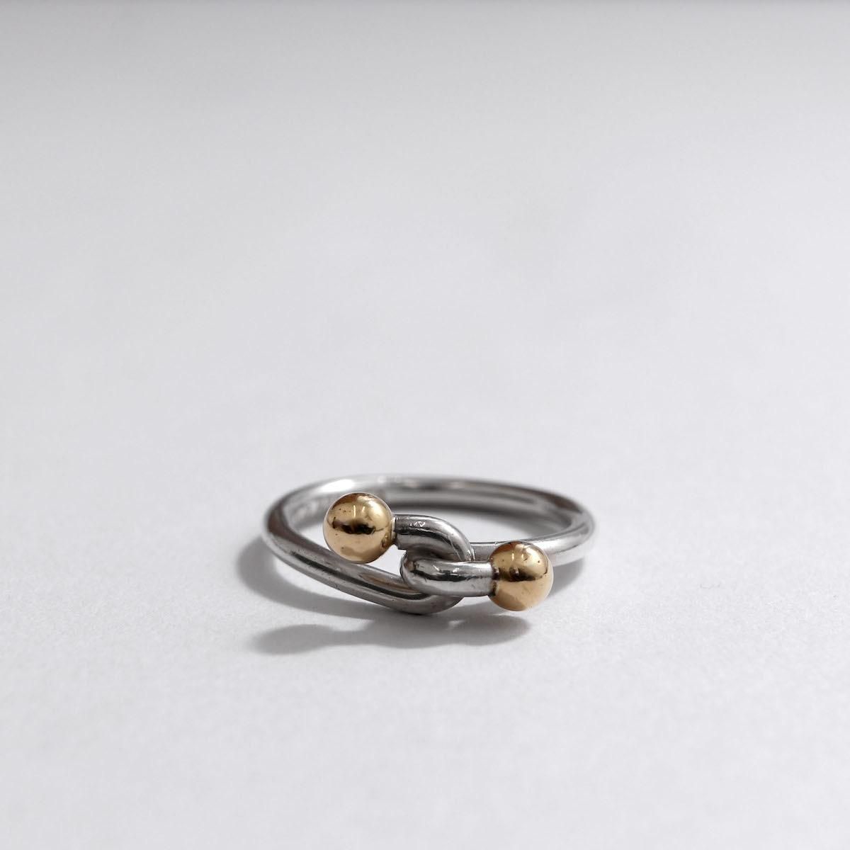 Tiffany & Co ティファニー フック アンド アイ コンビ リング9号 Tiffany & Co ティファニー フック アンド アイ コンビ リング9