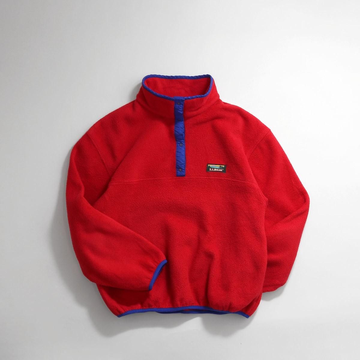 レディース] 1980s USA製 ヴィンテージ LLビーン フリース プル