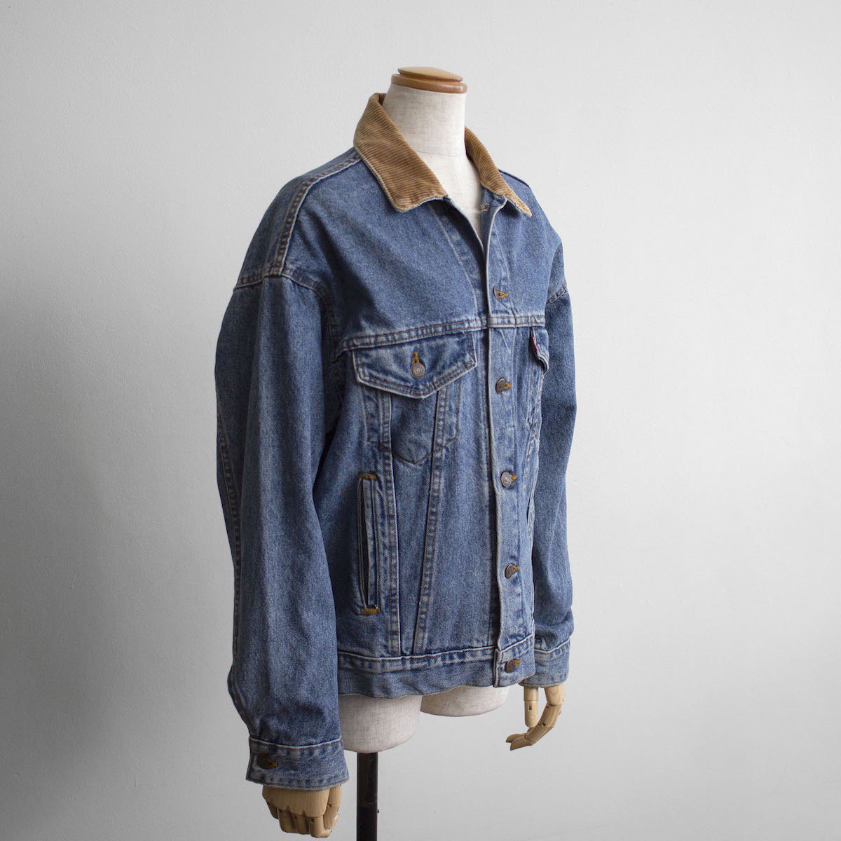 レディース] 1990s リーバイス デニムジャケット コーデュロイ襟 [Levi's]