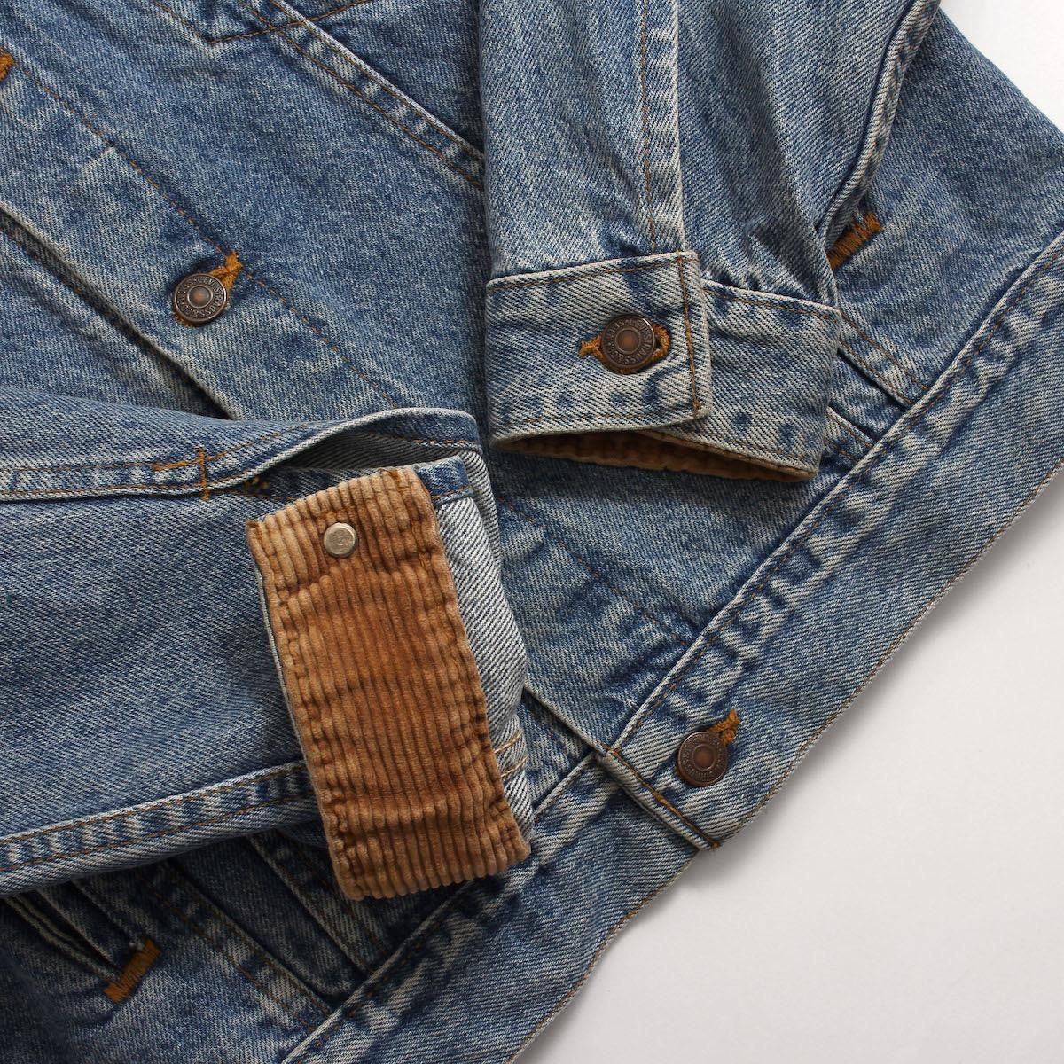 レディース] 1990s リーバイス デニムジャケット コーデュロイ襟 [Levi's]