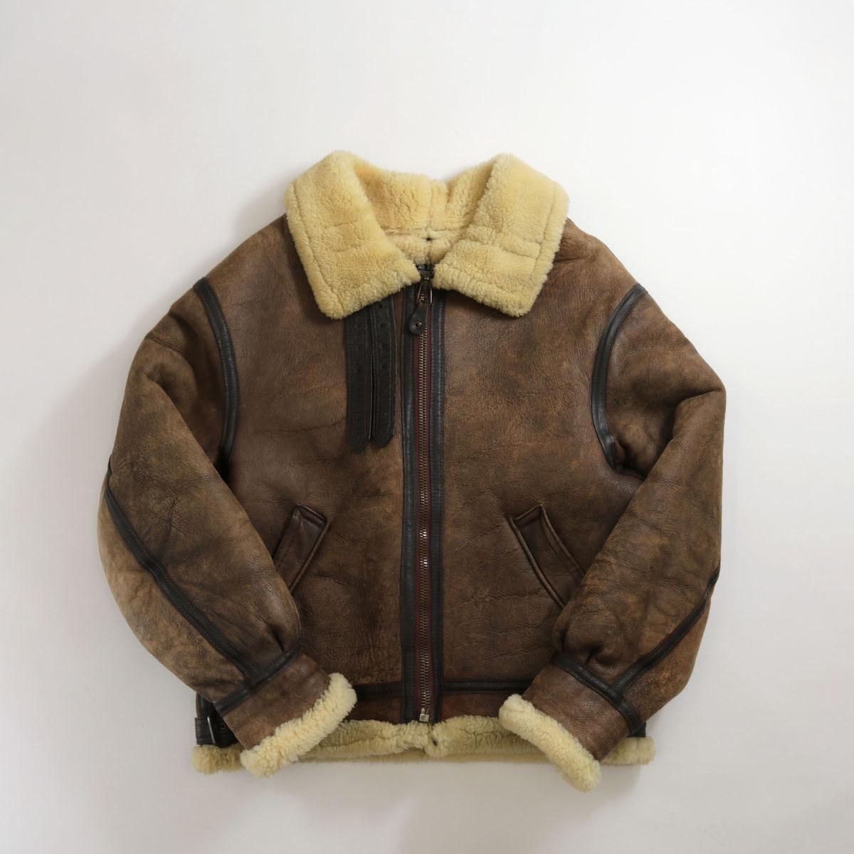 レディース] 1990s USA製 アビレックス B-3 ムートンジャケット 