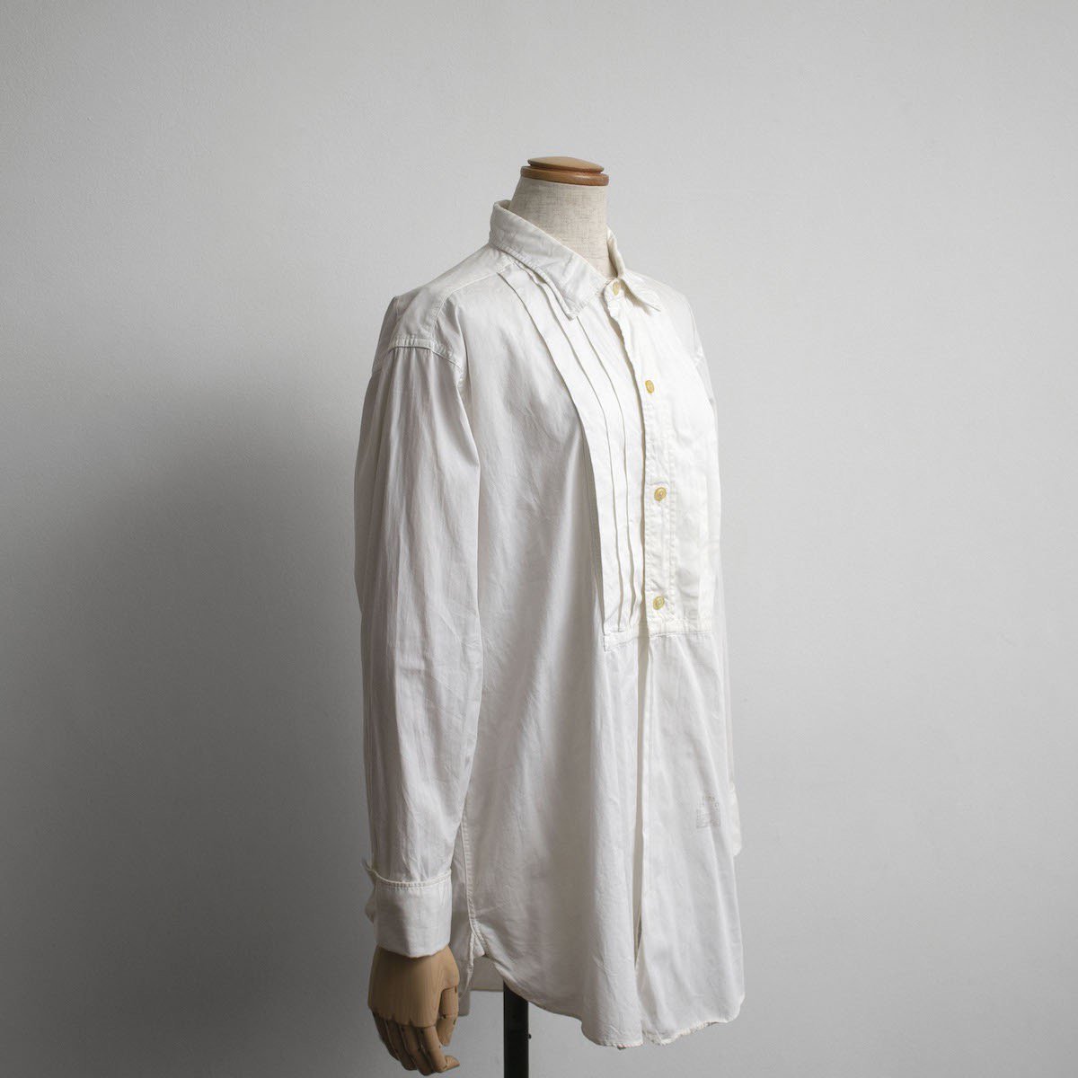 レディース] 1950s ヴィンテージ タキシードシャツ ホワイト ロング