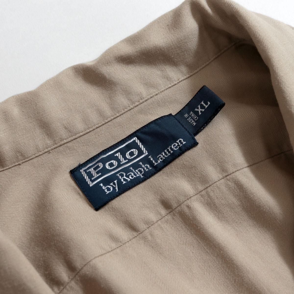 90's Polo Ralph Lauren コットンシルクシャツ 