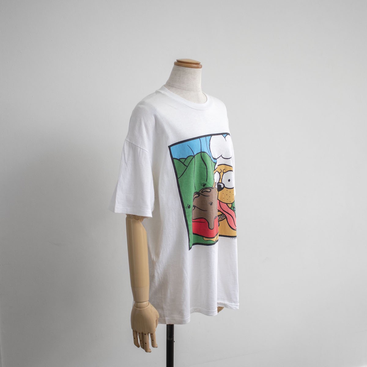 レディース] 1990s USA製 グリーンデイ 犬 プリント バンドTシャツ