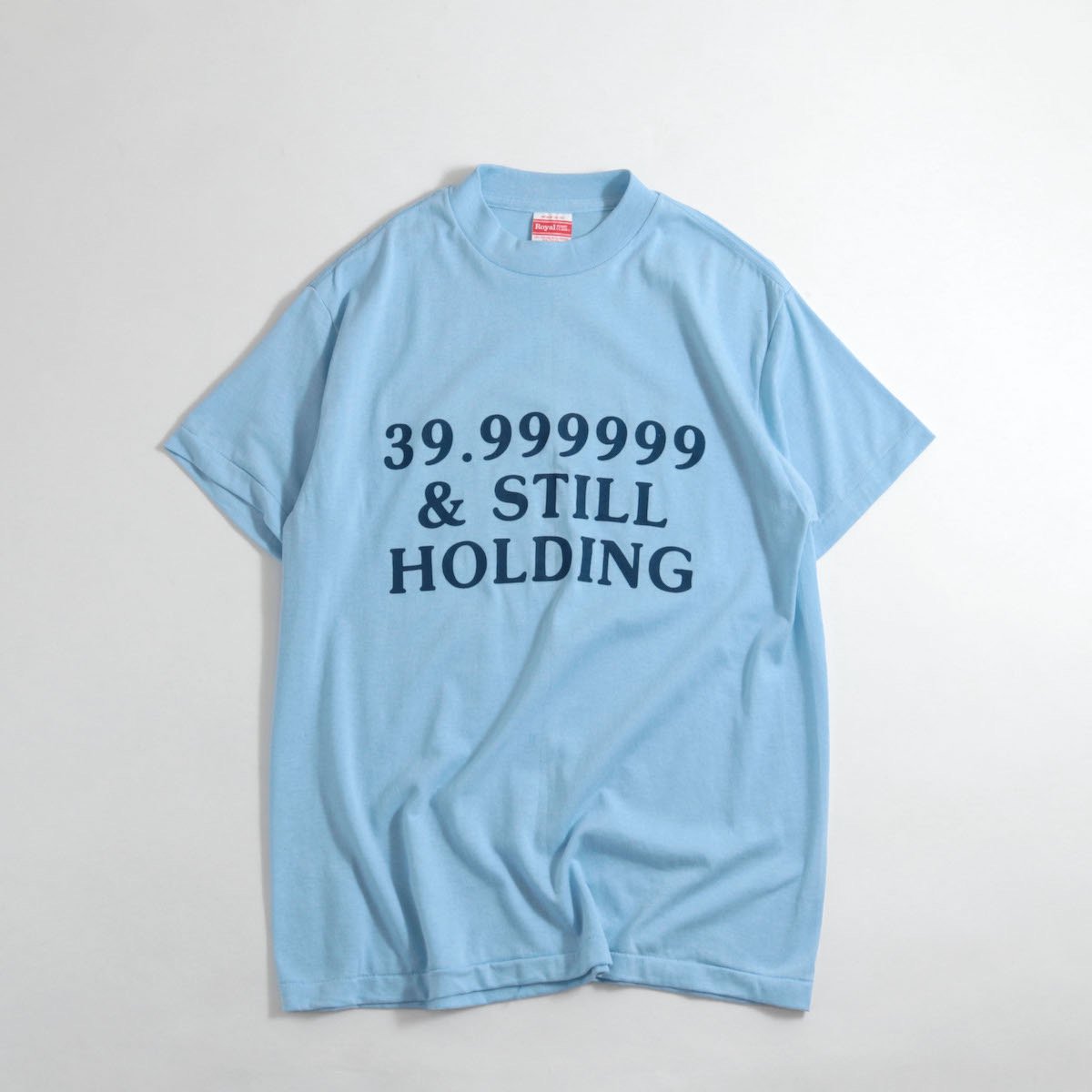 レディース] 1980s USA製 39.999999 プリントTシャツ ライトブルー