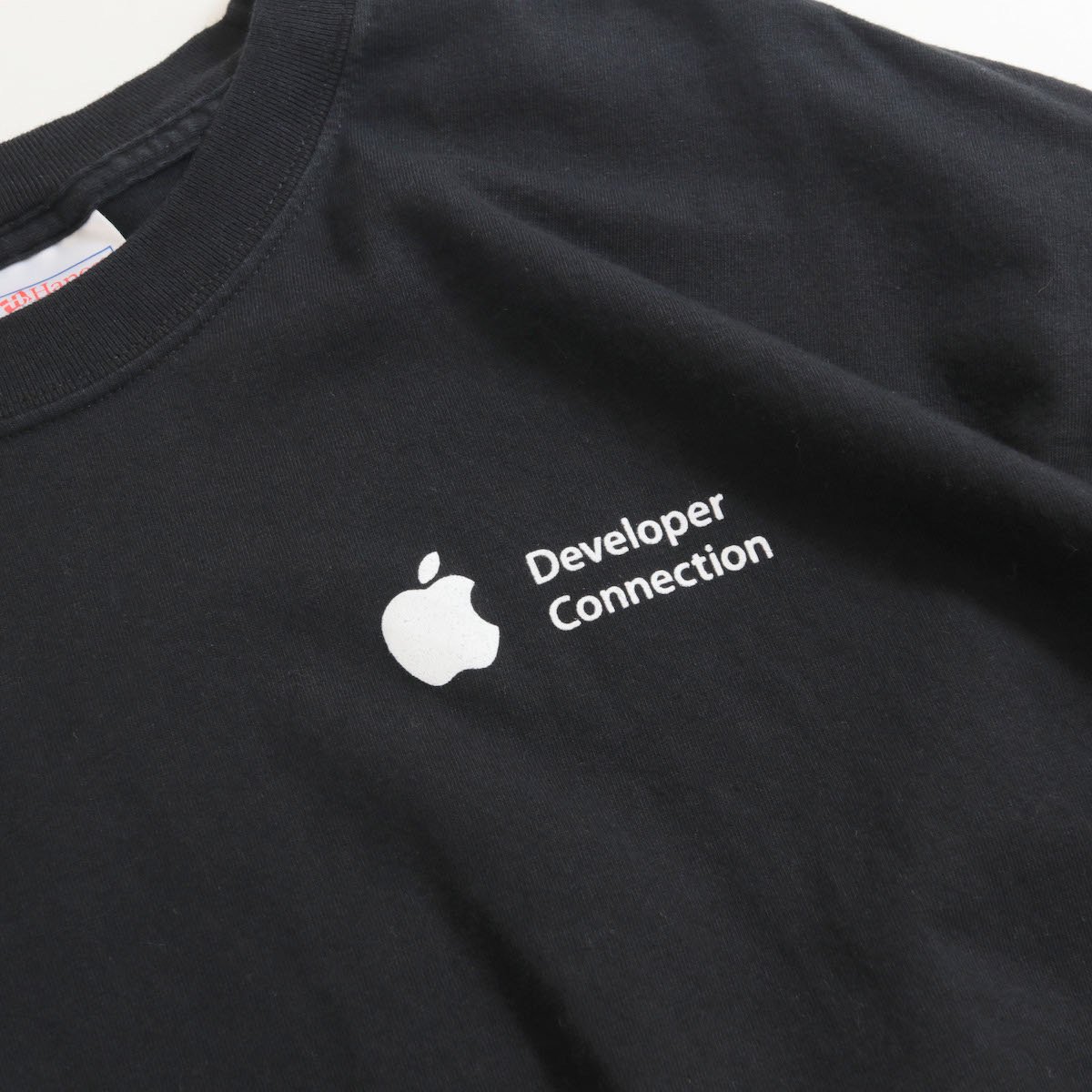レディース] アップル ロゴプリントTシャツ ビッグサイズ ブラック