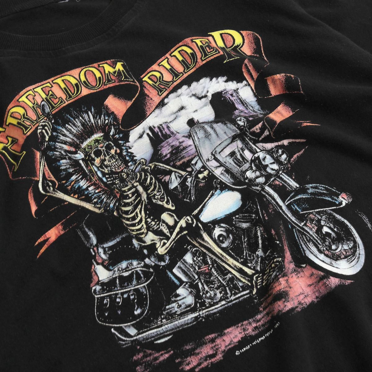 レディース] 1990s USA製 ハーレーダビッドソン プリントTシャツ