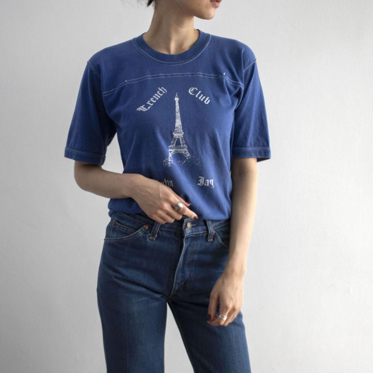 HIGHPOSITION | . 1950-60's Vintage Football Print T-shirt 50