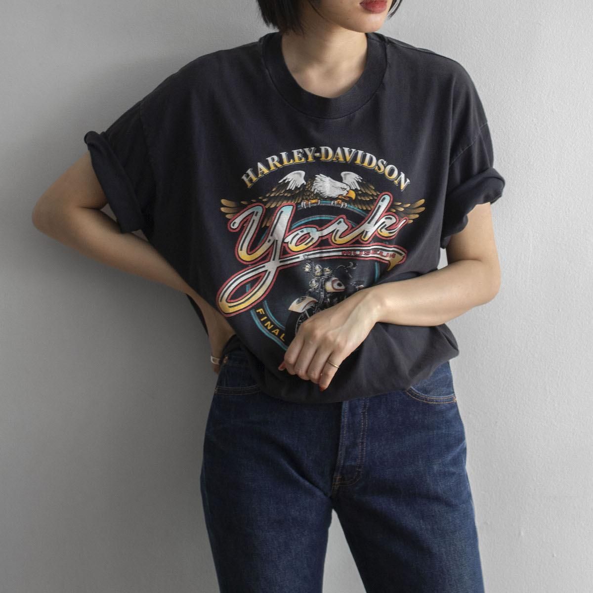 レディース] 1990s ハーレーダビッドソン プリントTシャツ 両面
