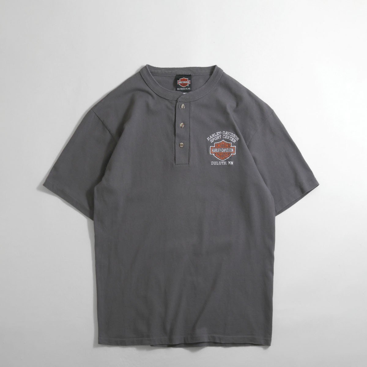 レディース] 1990s USA製 ハーレーダビッドソン ロゴ刺繍 Tシャツ 