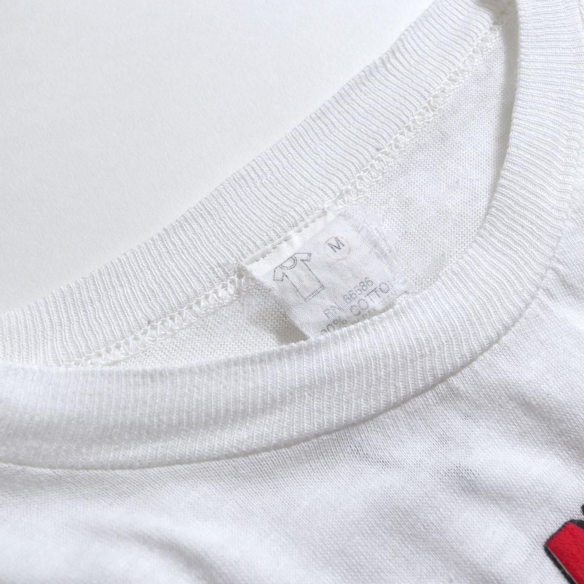 レディース 1980s ヴィンテージ パキ綿 オリバーノース ミリタリー プリントtシャツ ホワイト パキスタンコットン レディース 1980s ヴィンテージ パキ綿 オリバーノース ミリタリー プリントtシャツ ホワイト パキスタンコットン