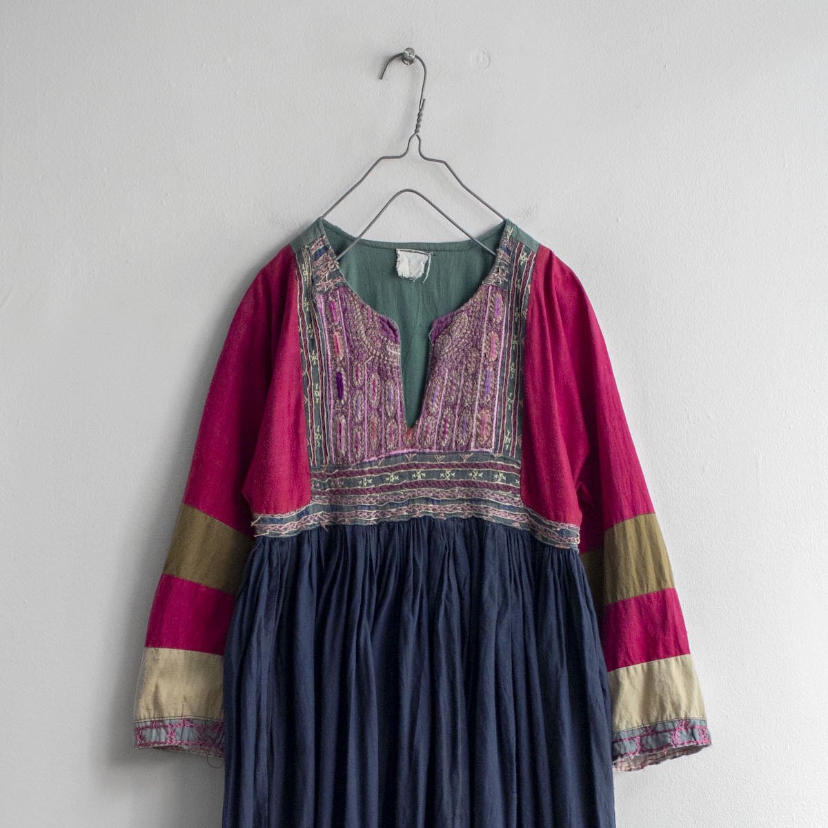 レディース] 1970s ヴィンテージ アフガンドレス 刺繍 ワンピース