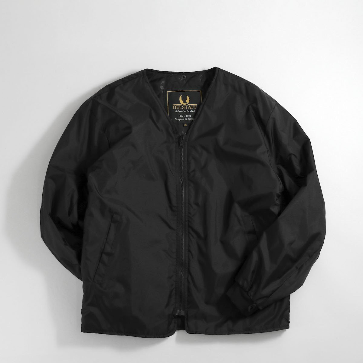 レディース] ベルスタッフ ビッグサイズ ライナージャケット ナイロン ブラック [BELSTAFF]