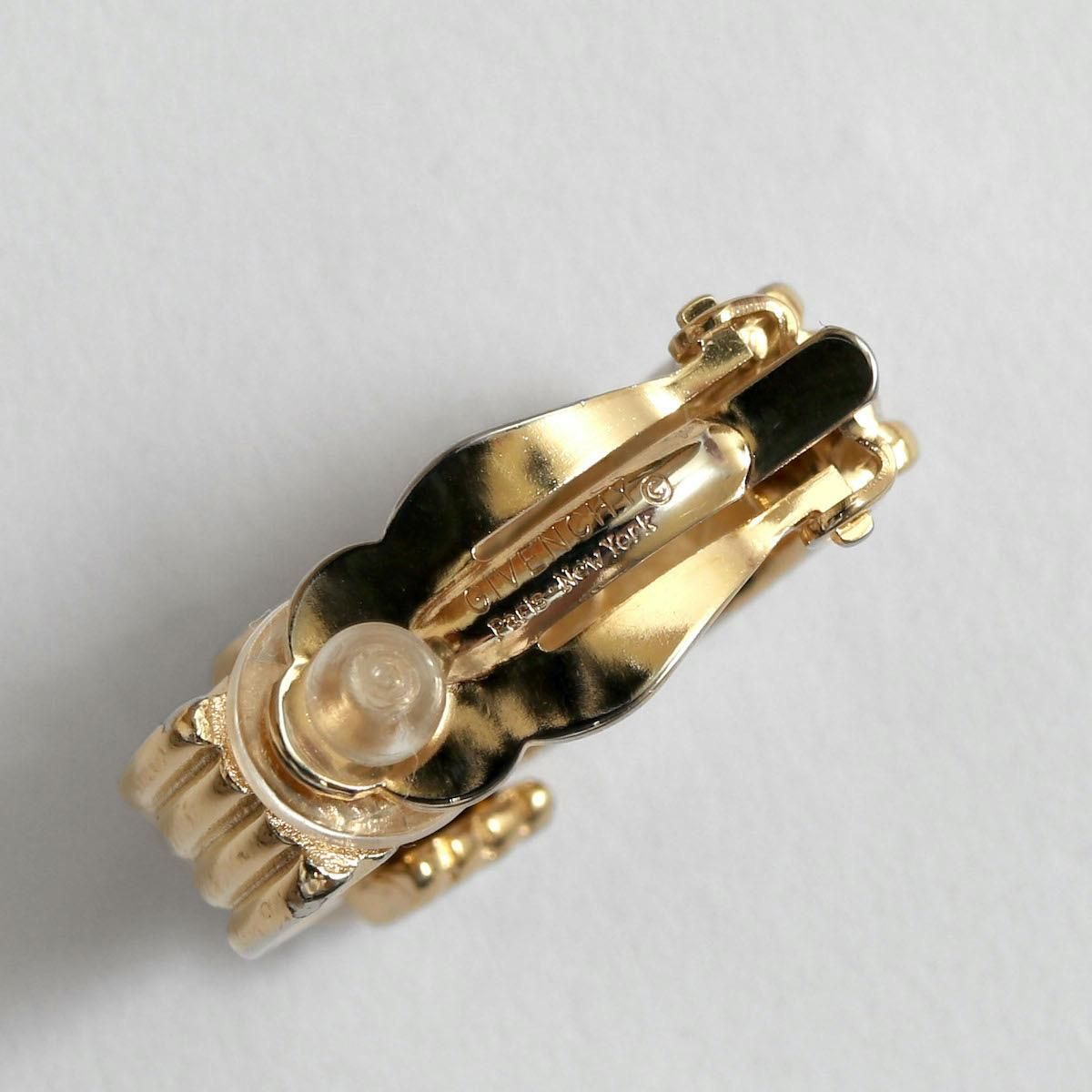 美品　GIVENCY ジバンシー　ピアス　フープ　ゴールド　ヴィンテージ レディース] ヴィンテージ ジバンシー ゴールドイヤリング