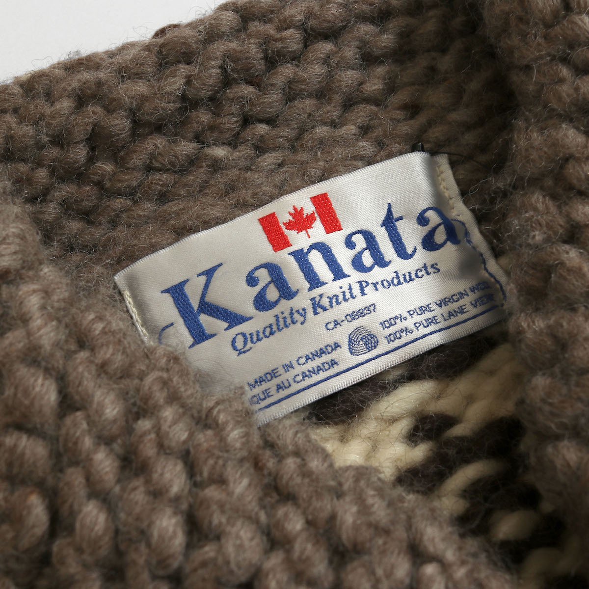 レディース] カナダ製 KANATA オーバーサイズ ノルディック カウチン