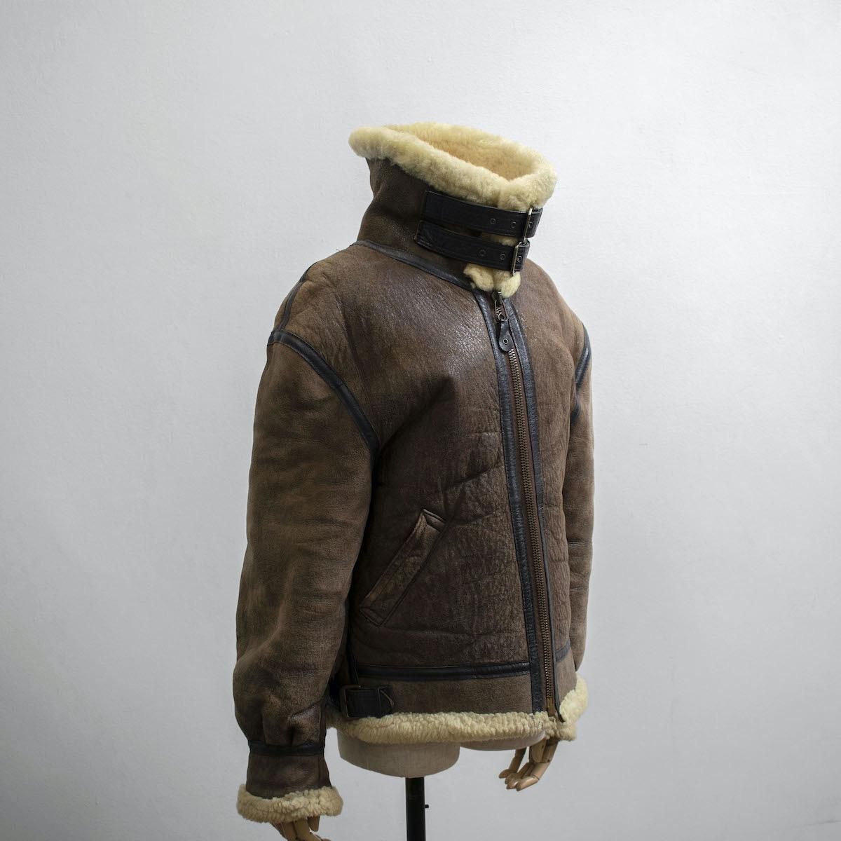 レディース] 1990s USA製 アビレックス B-3 ムートンジャケット